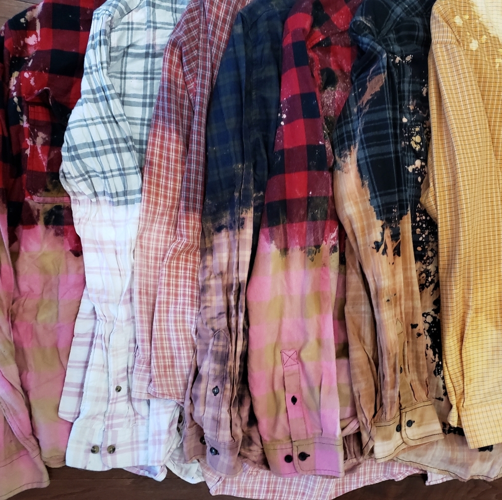 Bleached Flannels. $20 Each. Will Bundle. - image 1